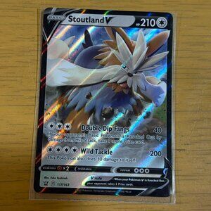 Pokémon Stoutland V Card -SWSH05: Battle Styles (SWSH05)